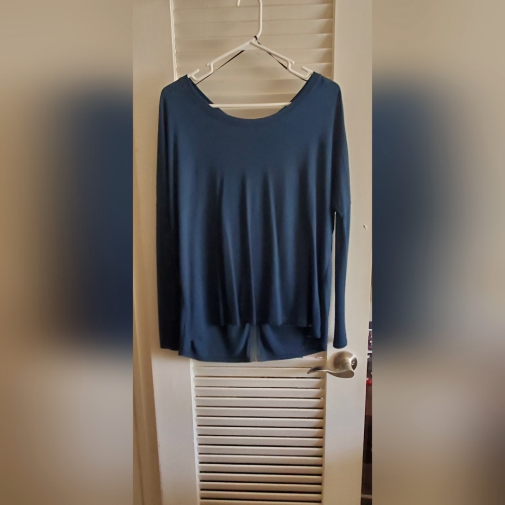 Zara teal long sleeve